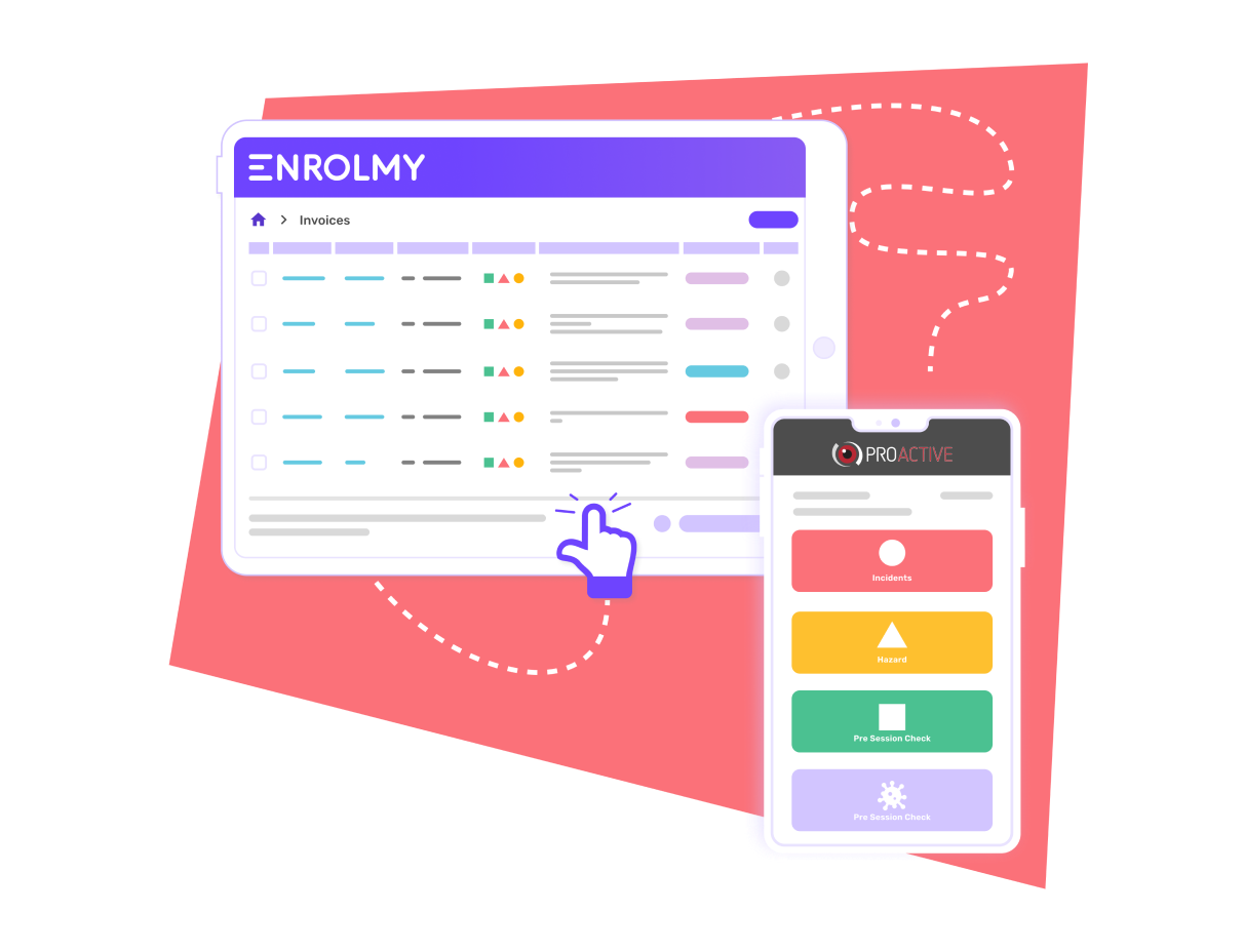 Enrolmy and ProActive Reporting integration banner